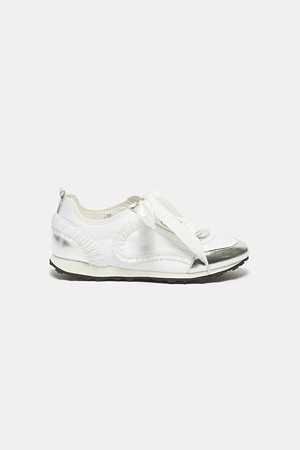 Ruffle classic sneakers(silver)