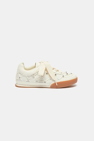 Crystal sneakers(ivory)