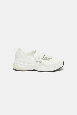 Flower mesh sneakers(white)