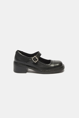 Mary jane loafer(black)