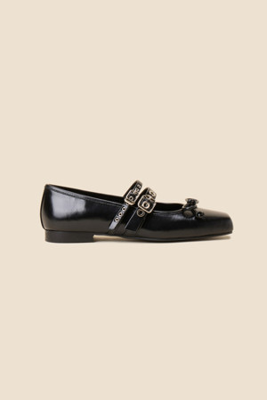 Ballerina point flat(black)