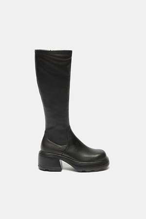 Slim span long boots(black)