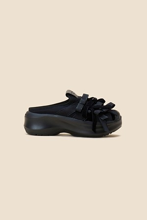 Delight ribbon mule(black)