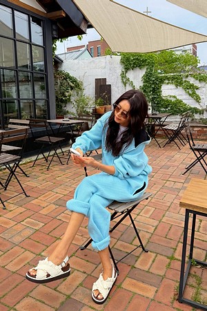 [셀럽 착용]Mellow sandal(ivory)