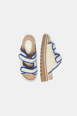 Knit slide sandal(ivory)