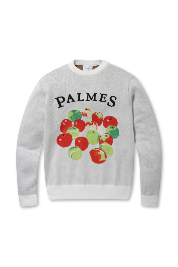 PALMES - 스웨터 - [PALMES] 애플 니티드 스웨터