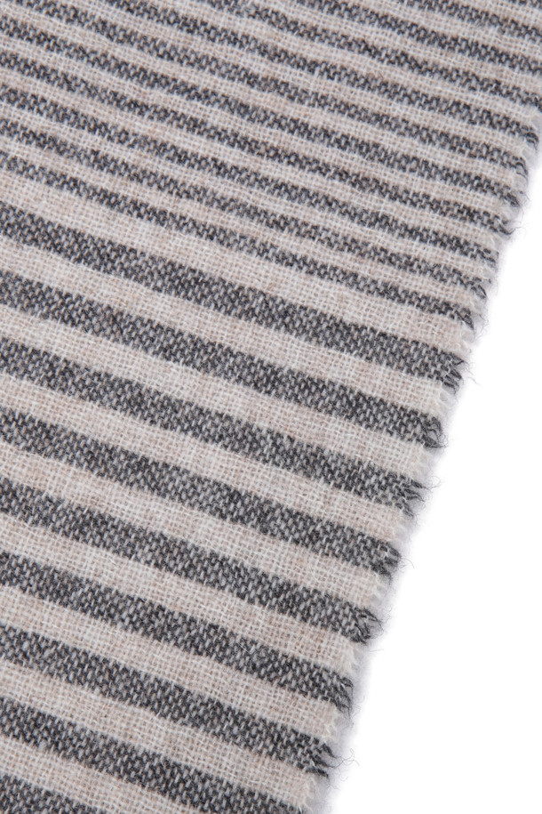 [series;] 믹스 스트라이프 울 머플러는 다양한 컬러감의 멀티 스트라이프 디자인으로 제작되었습니다. 울 혼방 소재로 부드러운 촉감을 선사하며, 가을, 겨울 시즌 보온성을 높여줍니다. 적당한 너비와 긴 길이감으로 가을 나들이룩, 겨울 데일리룩, 산책룩 등 다양한 TPO에 활용하기 좋습니다. 클래식, 캐주얼, 미니멀 스타일 모두 소화 가능하며, 프린지 장식으로 포인트를 더했습니다.
