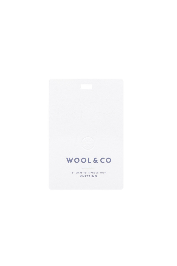 WOOL&CO - 스웨터 - [WOOL&CO] 엠보 와플 스웨터