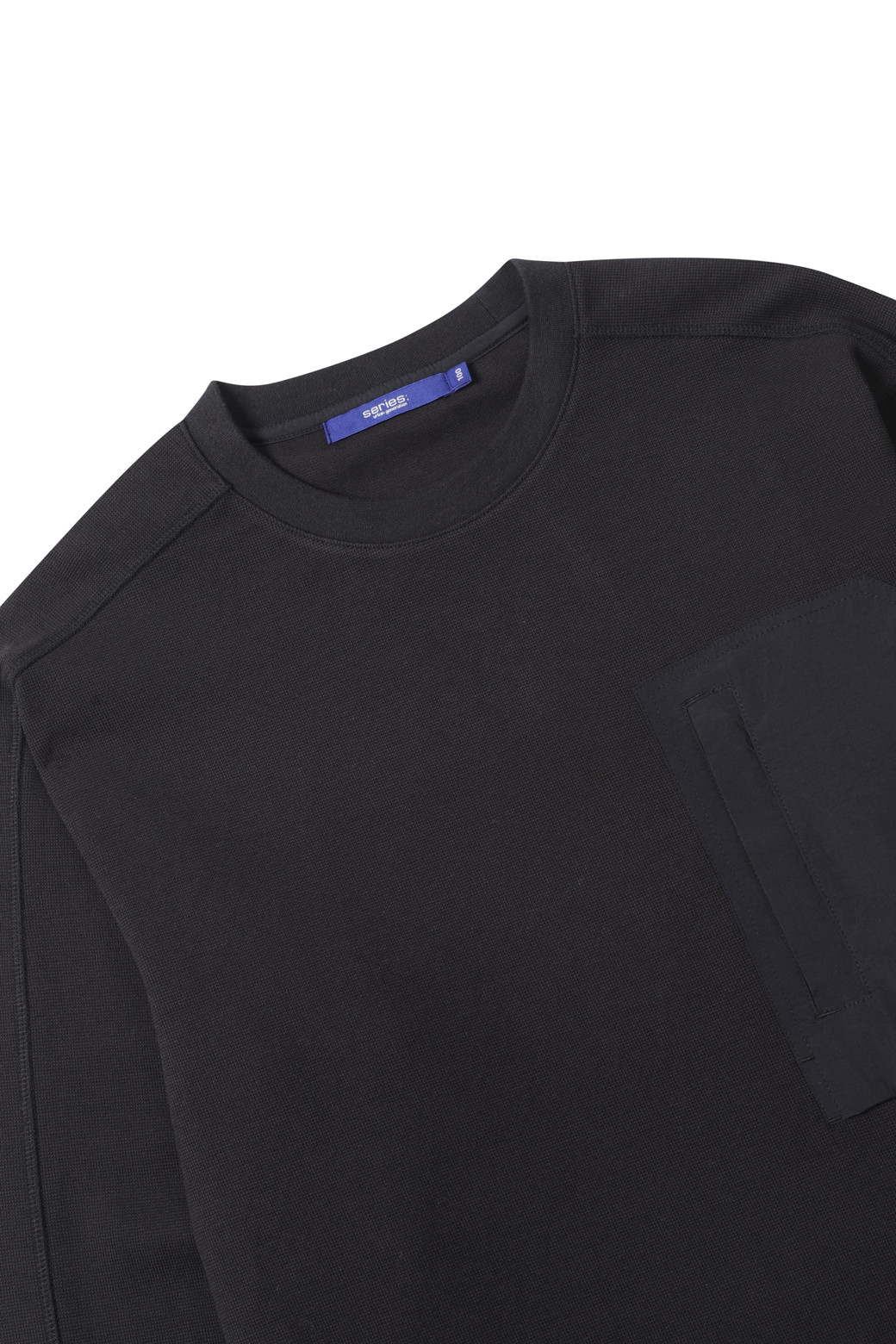 series bleu - 티셔츠 - [series;bleu] ZIP POCKET WAFFLE TEE