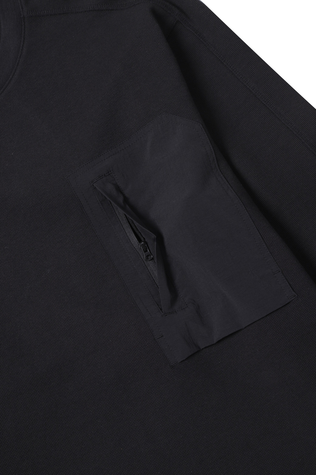 series bleu - 티셔츠 - [series;bleu] ZIP POCKET WAFFLE TEE