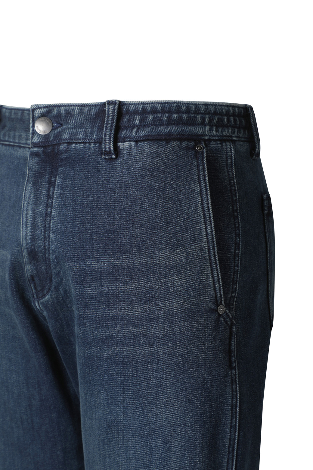 SERIES - 팬츠 - [series;] RELAXED 블루 워싱 기모 진