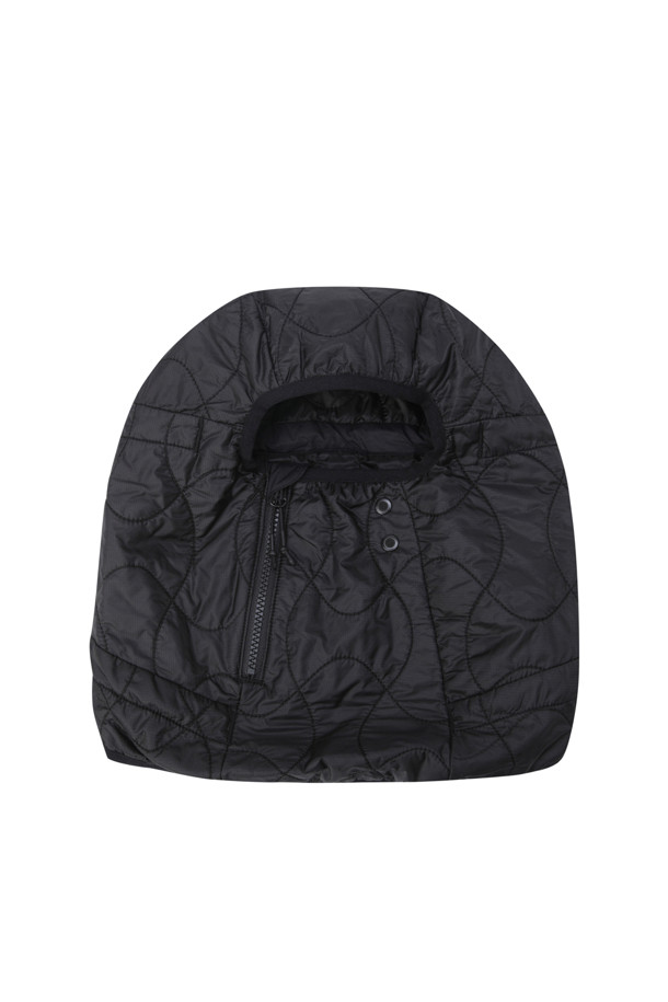 SERIES - 모자 - [UNAFFECTED] QUILTED BALACLAVA_BLACK