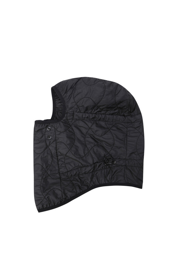 SERIES - 모자 - [UNAFFECTED] QUILTED BALACLAVA_BLACK