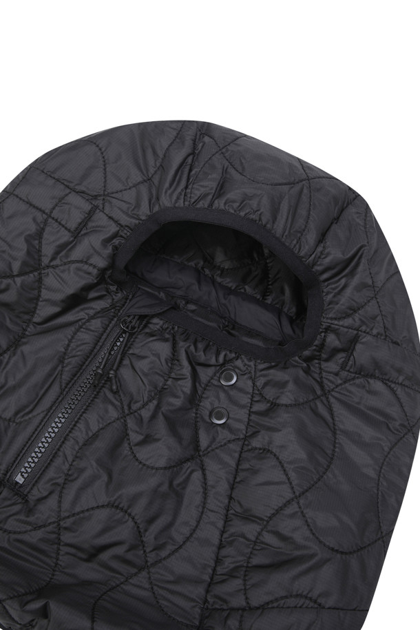 SERIES - 모자 - [UNAFFECTED] QUILTED BALACLAVA_BLACK