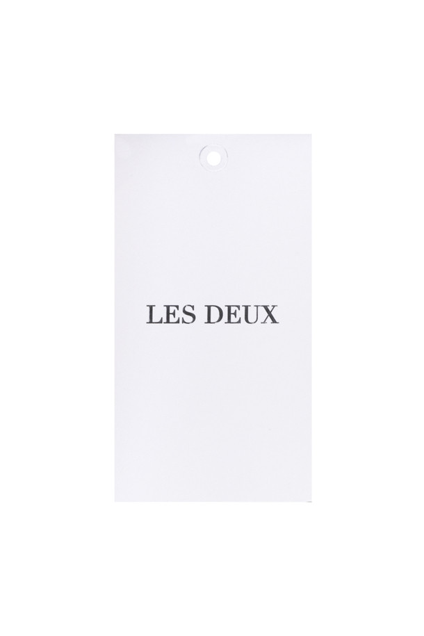 LES DEUX - 스웨터 - [LES DEUX] 부클 코튼 라운드넥 니트