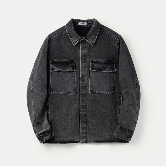 FIVER 데님 셔츠 자켓