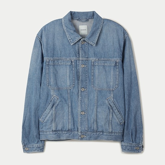 SAGE DE CRET 11OZ 코튼/린넨 데님 숏 자켓