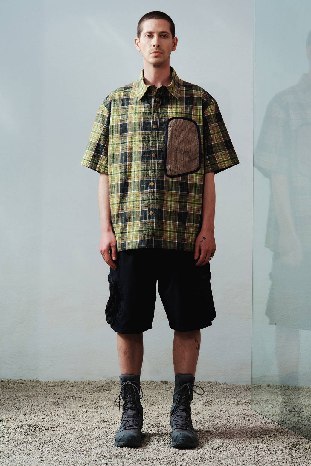 SERIES - 반팔셔츠 - Authentic ZANIERI Checked Overshirts