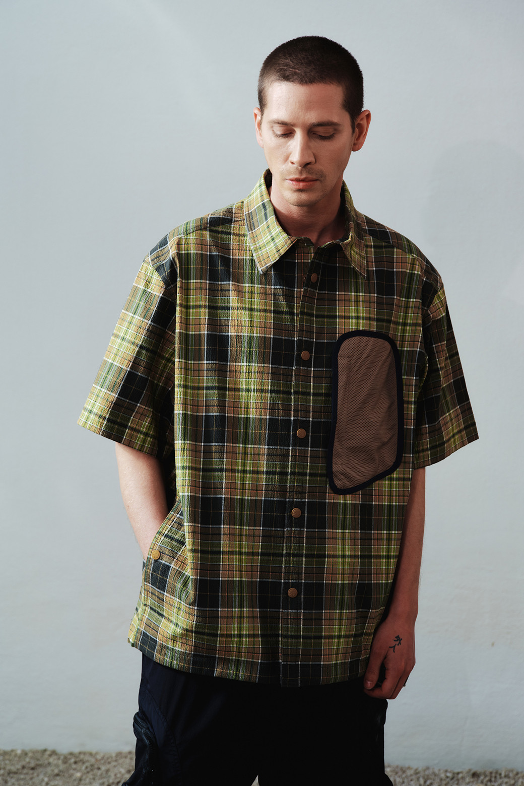 SERIES - 반팔셔츠 - Authentic ZANIERI Checked Overshirts