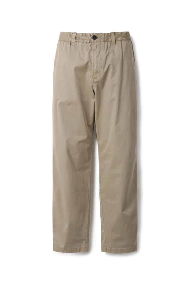 SERIES - 캐주얼팬츠 - GARMENT DYED ELASTIC-WAIST LOOSE PANTS