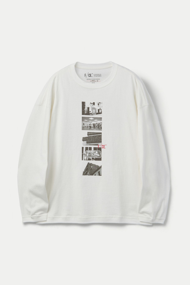 F/CE (에프씨이) 벨기에 모먼트 포토 티셔츠는 벨기에 여행 사진 도트 프린트가 돋보이는 캐주얼 티셔츠입니다. 긴 소매와 오버핏 실루엣으로 편안한 착용감을 선사하며, 드롭 숄더 디자인과 소매 시보리 마감으로 포인트를 더했습니다. 재활용 소재를 사용하여 빈티지한 촉감을 살렸고 일상, 특히 여행룩에 잘 어울립니다. 미니멀, 레트로 스타일을 즐기는 분들께 추천하며, 화이트 컬러로 다양한 하의와 매치하기 좋습니다.
