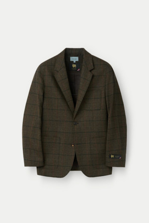 Mallalieus 체크 뉴레귤러 자켓					