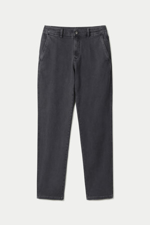 딥 컬러 다잉 스트레이트 데님팬츠