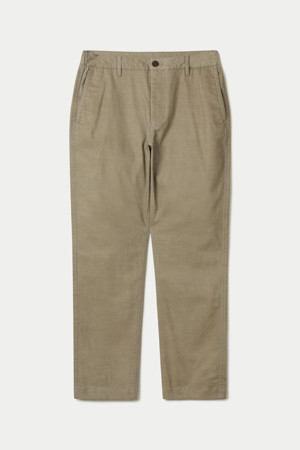 사틴스판 브러시드 카치온 스트레이트 팬츠