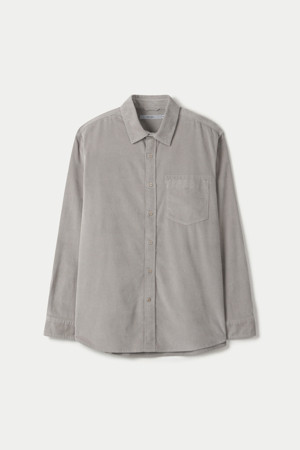 멜란지 코듀로이 셔츠