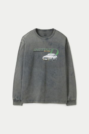 series - Initial-D Vintage Green AE86 Graphic T-shirts