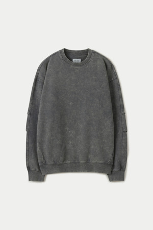 미네랄 워싱 스웻 셔츠