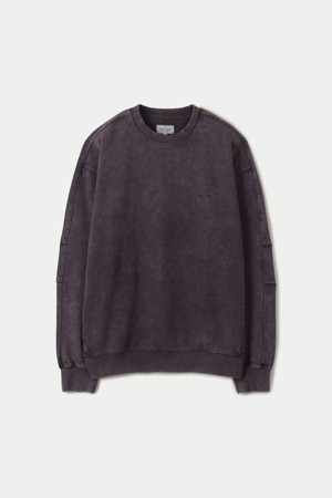 미네랄 워싱 스웻 셔츠