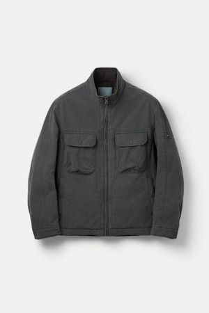 피그워싱 면패딩 점퍼