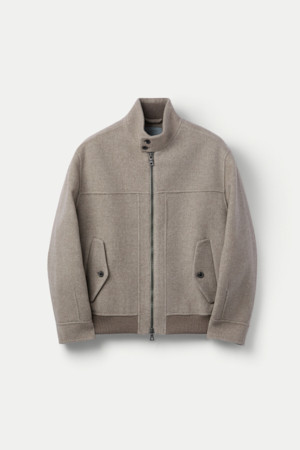 핸드메이드 스탠드넥 블루종					