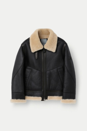 메리노 실키 무스탕					