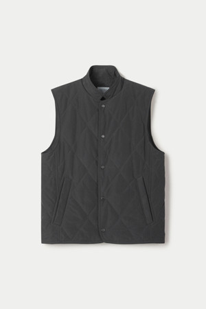 다이아 퀼팅 패딩베스트