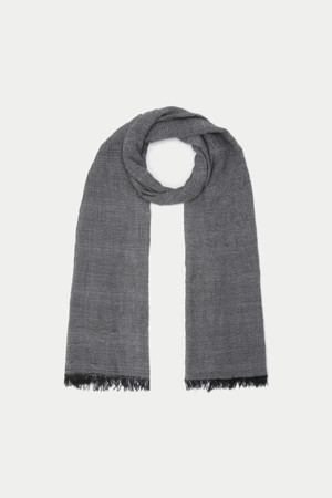 그레이 스트라이프 패턴  머플러