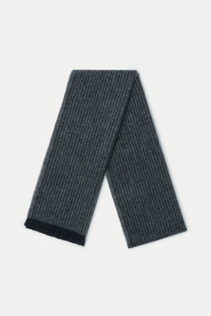 네이비 하운드투쓰 울머플러					