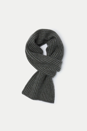 투톤 슬릿 니트 머플러					