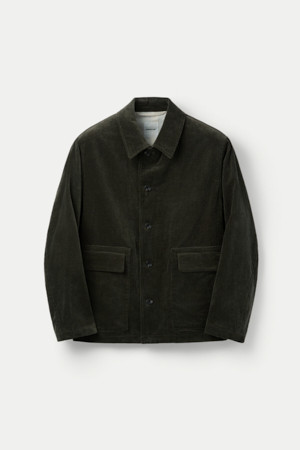 SAGE DE CRET 코듀로이 숏 커버올 자켓