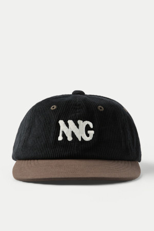 NANGA 코듀로이 NNG 로고 캡