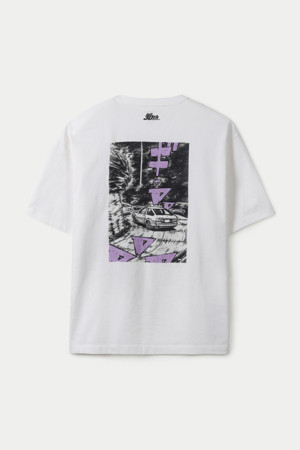 series - Initial-D Graphic Label Comic T-shirts