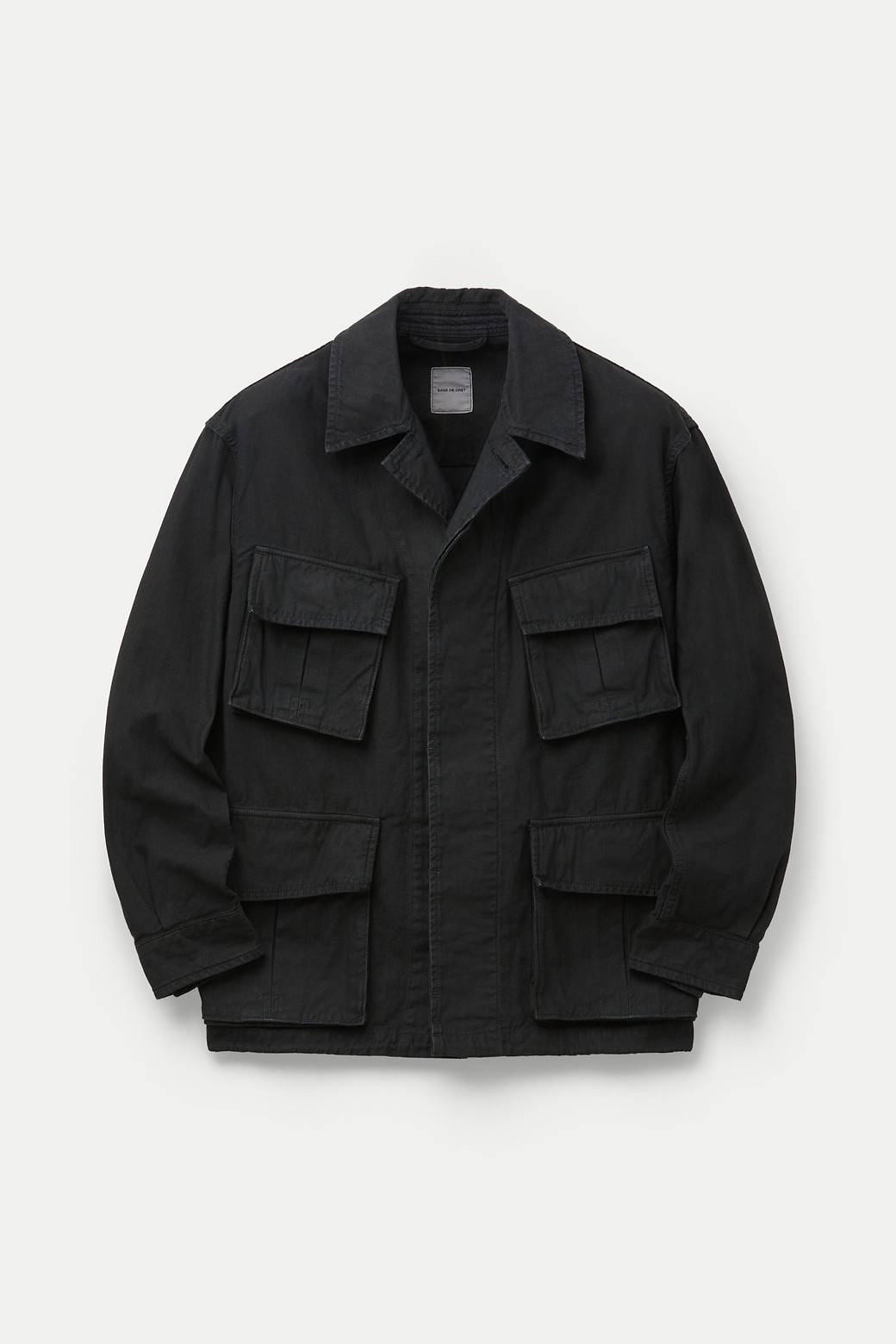 사쥬드크레] Back Satin Fatigue Jacket