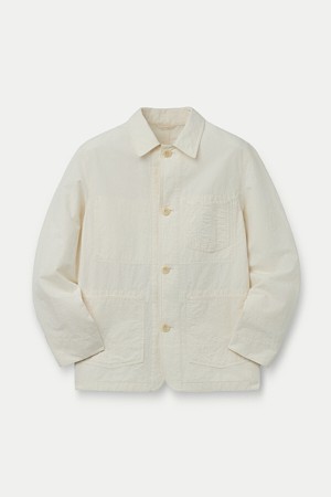 (SET UP) 코튼린넨 가먼트워싱 초어 오버핏 자켓