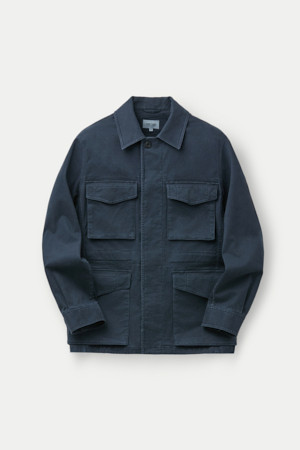 (SET UP) 워싱 초어 오버핏 자켓					