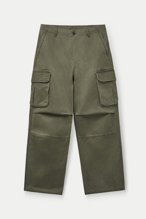 워싱 NEW TYPE 카고 팬츠 					