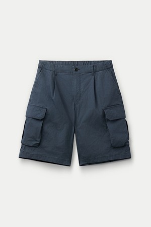 가먼트 워싱 와이드 카고 쇼츠					