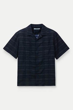 이중지 쿠반 반팔 셔츠					