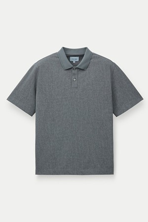 다잉 반팔 카라 티셔츠					