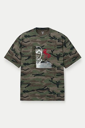 series x GTO 카모 자수 프린트 반팔